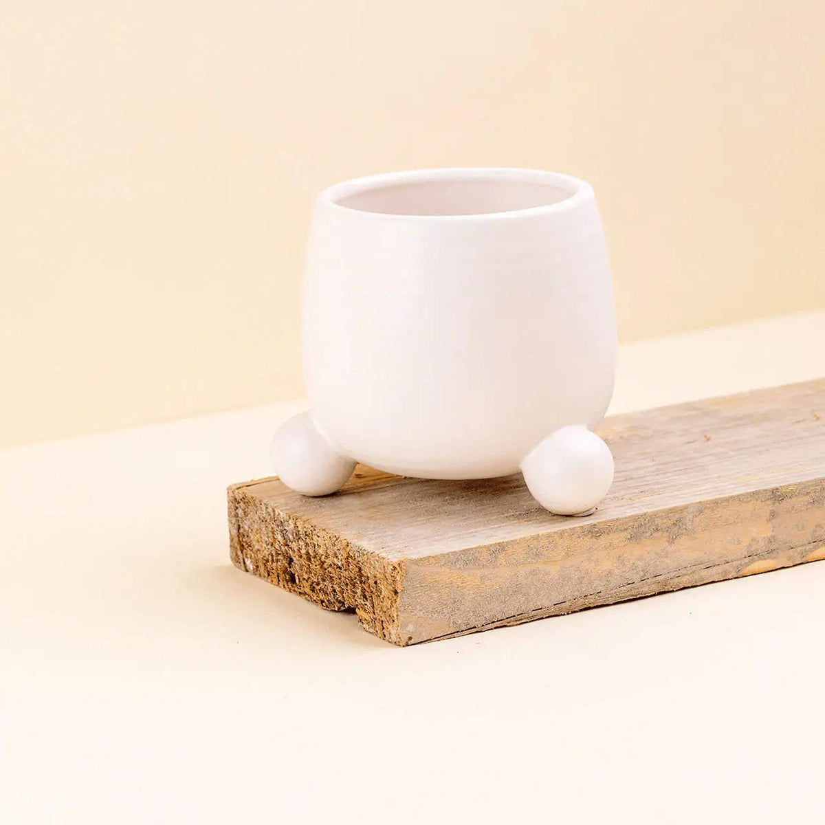 Cache-pot céramique Bumby blanc