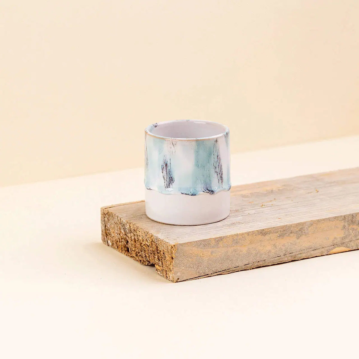 Cache-pot céramique Délia bleu