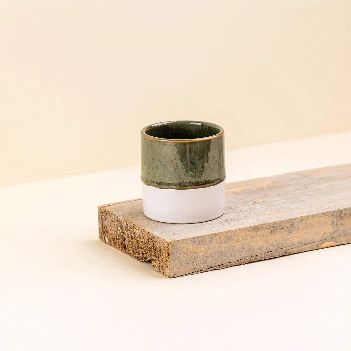 Cache-pot céramique Délia vert