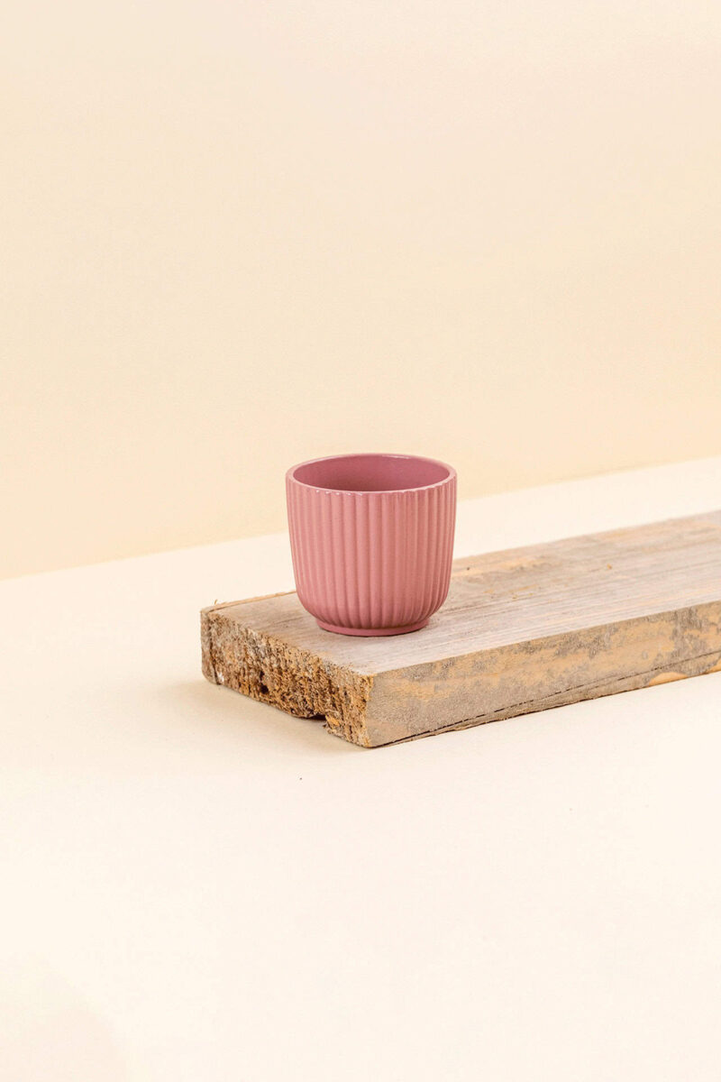 Cache-pot céramique Pyla rose