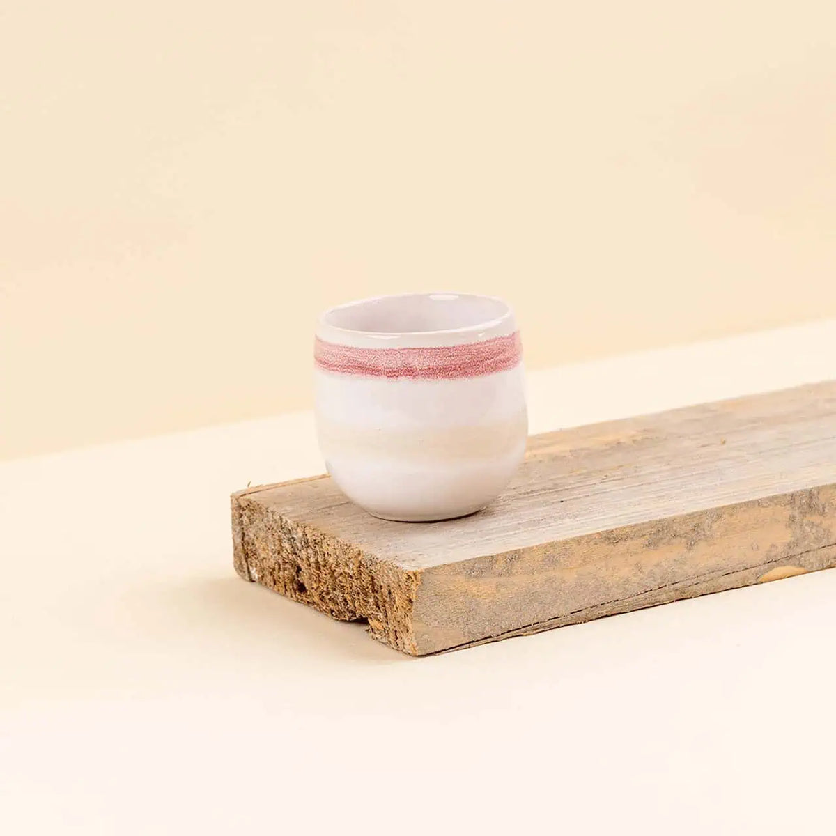 Cache-pot céramique Wavy rose