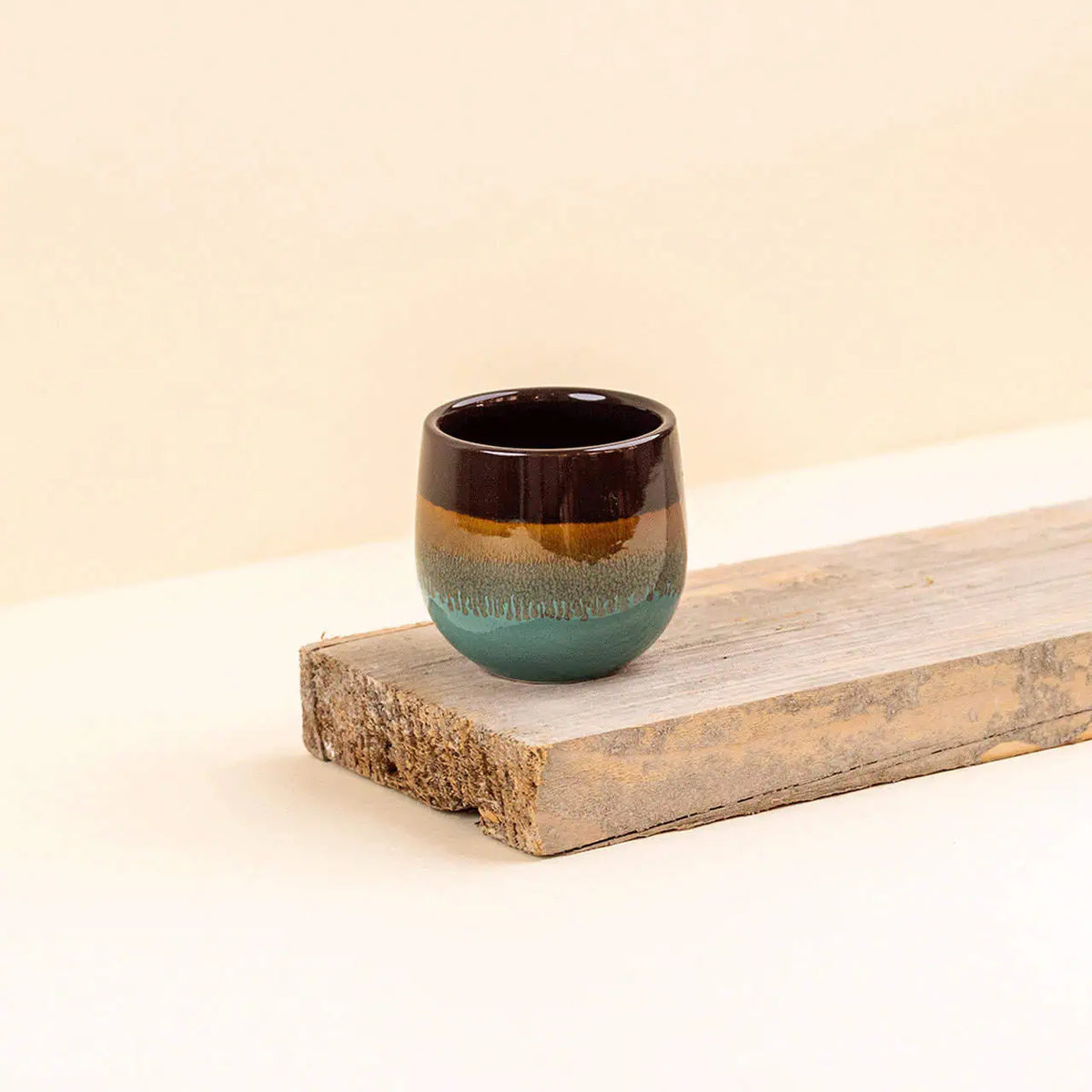 Cache-pot céramique Wavy terracotta