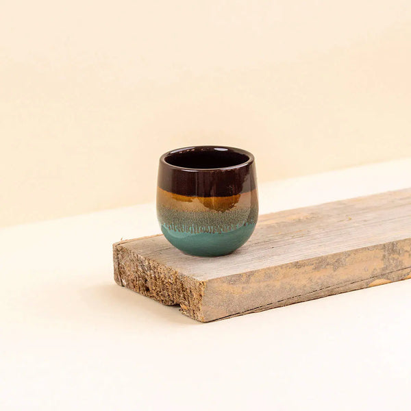 Cache-pot céramique Wavy terracotta